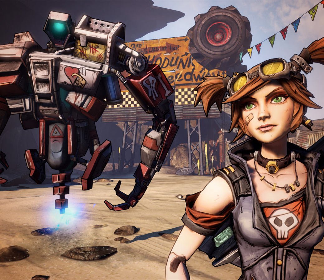 Borderlands всегда была интересна не только (а для некоторых и не столько), как причудливая помесь шутера и Diablo, но и как главная трэш-комедия игровой индустрии, в которой диким образом сочетаются кровища, порно, всевозможные кросс-культурные отсылки и пародии, постмодернистские шуточки (в том числе над собой) и кино-цитаты. Происходящее на экране чаще всего напоминает отрывки из «Грайндхауса» или кинокартины «Нацисты-серфингисты должны умереть».