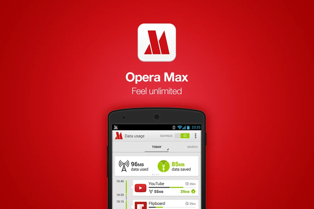 Opera Software объявляет о том, что приложение Opera Max стало доступным пользователям в России и во всех странах СНГ. Opera Max – это бесплатное мобильное приложение, позволяющее сжимать весь поступающий интернет-трафик на мобильное устройство, включая видео, текст и изображения. Таким образом, теперь сжимаются не только данные, потребляемые браузером, но и данные, поступающие на все имеющиеся на устройстве абонента приложения.