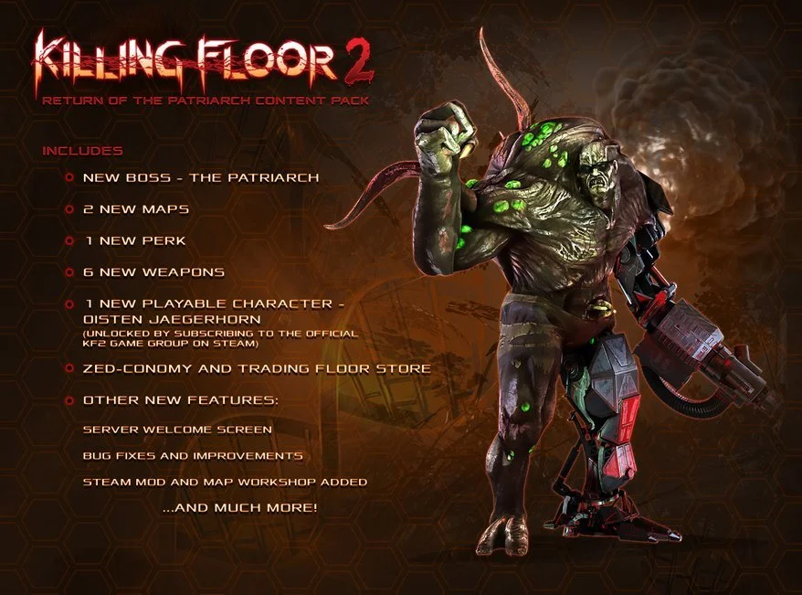 В Killing Floor 2 появится платная косметика, Патриарх вернется в игру - фото 2