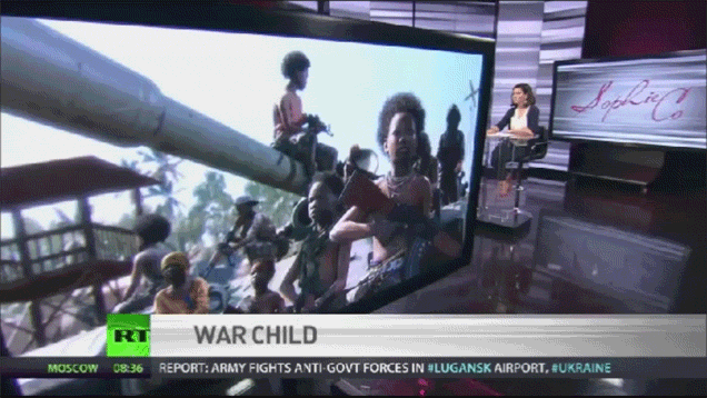 Russia Today вставила кадр из MGS5 в сюжет о детях-солдатах в Судане - фото 1