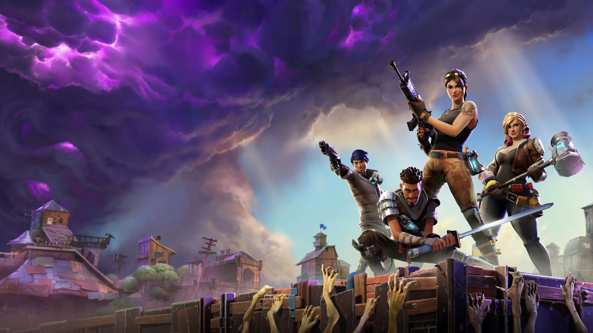 Разбираем альфу Fortnite — строим сараи, убиваем зомби - фото 7
