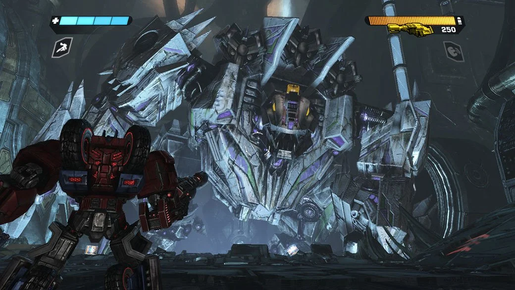 Trypticon – не обремененный разумом огромный трансформер-трехрежимник. Будучи орбитальной станцией десептиконов, выступает в качестве одного из боссов в Transformers: War for Cybertron.
