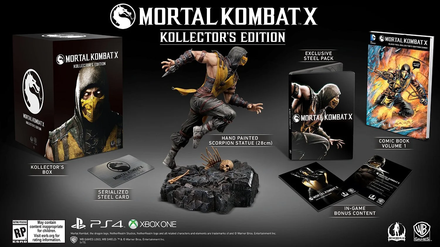 Коллекционное издание Mortal Kombat X: фигурка Скорпиона за $150 - фото 2