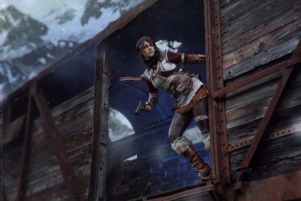 Косплей дня: мерзнущая в горах Лара Крофт из Rise of The Tomb Raider - фото 5