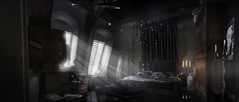 Квартира Адама Дженсена в Deus Ex: Mankind Divided выглядит как притон - фото 1