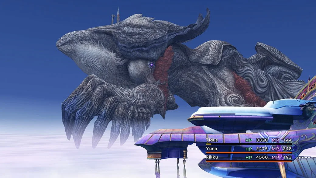 Обитатели Спиры (Final Fantasy X) верят, что Sin хочет наказать их за грехи предков. Этот китообразный монстр обладает невероятной силой и действительно способен уничтожить все живое.