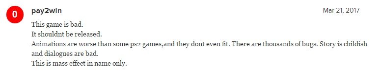 Что игроки думают о Mass Effect: Andromeda после релиза? - изображение 9 Что игроки думают о Mass Effect: Andromeda после релиза? - фото 9