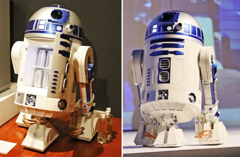 Мечта киномана – передвижной холодильник R2-D2 с кинопроектором - фото 1