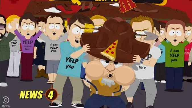 Updated: Yelp «подала в суд» на South Park за несмешную пародию - фото 1