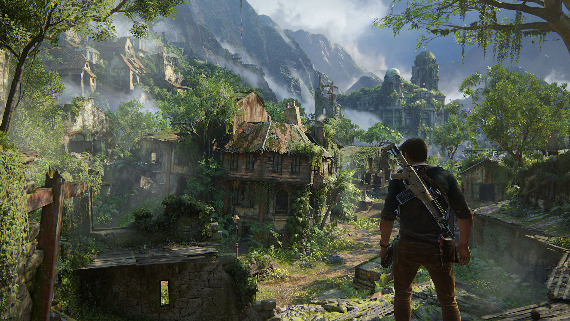Я прошел Uncharted 4 и теперь с уверенностью могу сказать – это самая красивая игра на PS4. Да, красивее GTA 5. Красивее The Order: 1886. Назовите любую игру, но Uncharted 4 все равно будет самой живописной игрой текущего поколения консолей. A Thief&#39;s End можно в любую секунду приостановить и получить кадр, который выглядит так, будто пока вы включали фотомод, над скриншотом работала команда художников-постановщиков и специалистов, ответственных за свет и хореографию. Это удивительно. Именно поэтому я и хочу поделиться с вами своей галереей скриншотов. После 25 часов прохождения у меня их накопилось около 200, но для вас я отобрал лучшие, те, что легко принять за арты или буллшоты (однако это не так, все кадры – мои).<br />Внимание! Впереди будут спойлеры, так что если не хотите портить себе сюрприз, вернитесь к моему материалу позже.