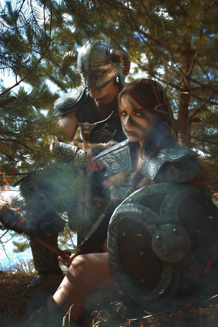 Косплей дня: Довакин и Эйла Охотница из The Elder Scrolls V: Skyrim - фото 2