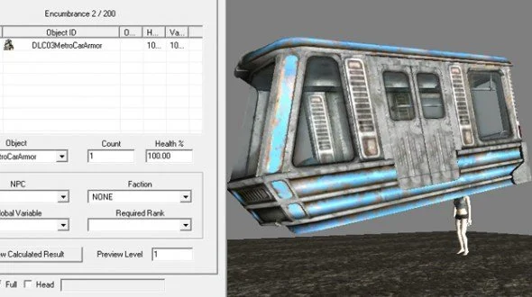 Геймдизайн от бога: в Fallout 3 поезд был «прикреплен» к голове героя - фото 1