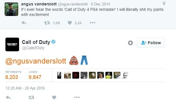 Ремастер Call of Duty 4 подтвержден смайликом-какашкой - фото 2