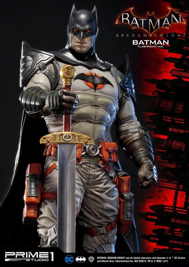 Этот Бэтмен не боится убивать. Cтатуя Темного рыцаря из Flashpoint - фото 1