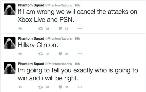 Атака на PSN и Xbox Live отменяется из-за победы Трампа - фото 2