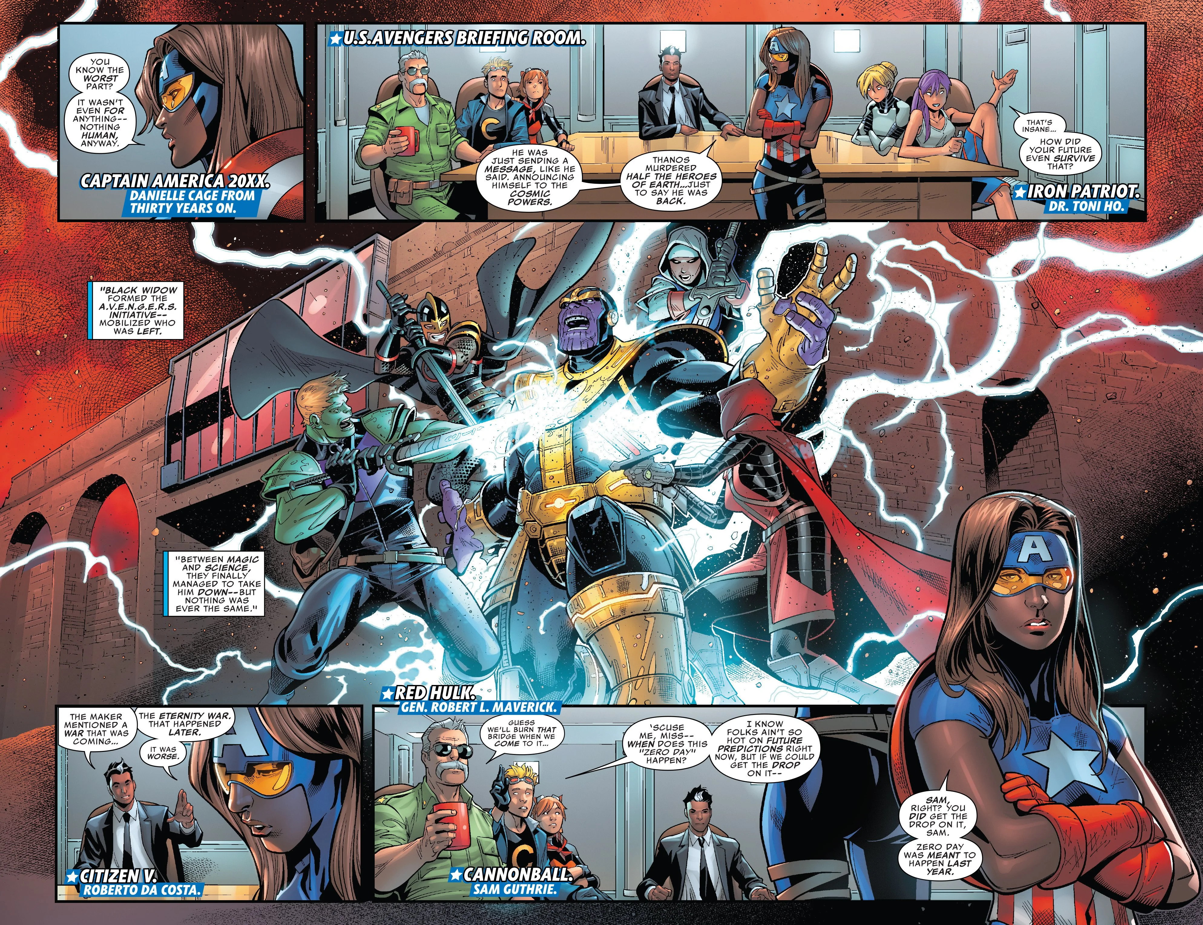 В новом номере U.S.Avengers показали еще один Конец Света из-за Таноса - фото 3