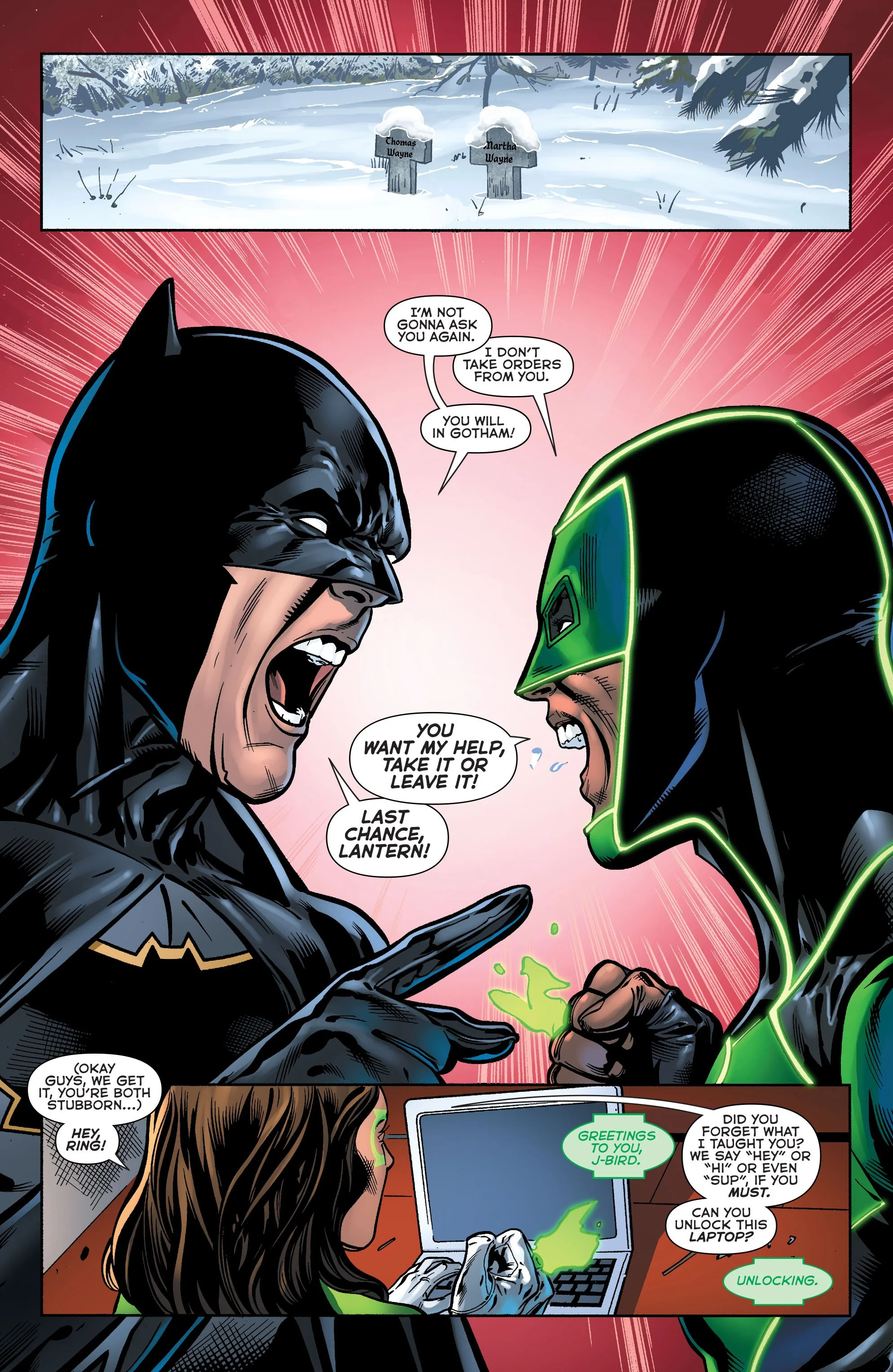 Бэтмен попросил помощи у Зеленых Фонарей - фото 3