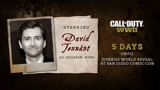 В зомби-режиме Call of Duty: WWII появится Дэвид Теннант - фото 1
