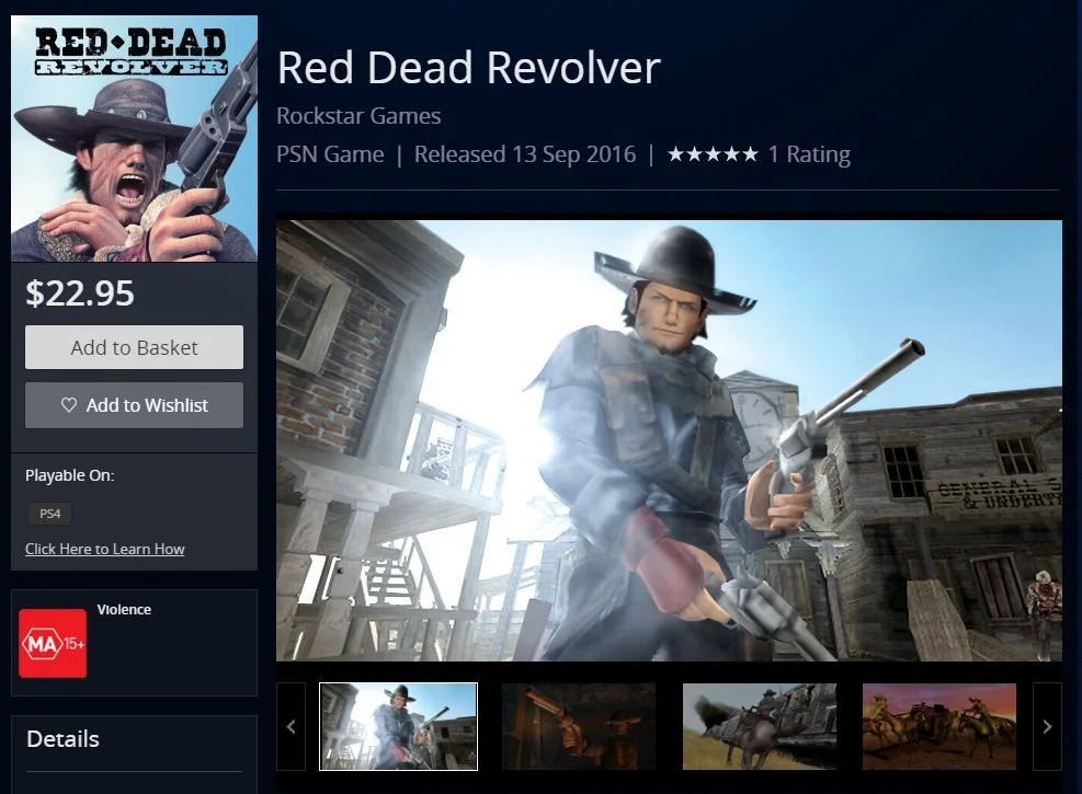 Red Dead Revolver выйдет на PS4 - фото 1