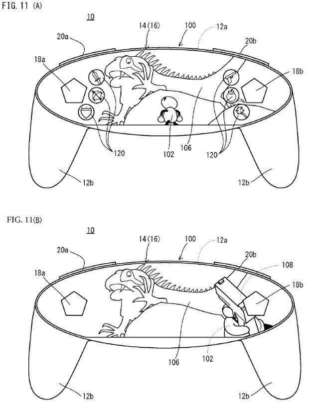 Как может выглядеть контроллер Nintendo NX: экран во весь геймпад - изображение 2 Как может выглядеть контроллер Nintendo NX: экран во весь геймпад - фото 2