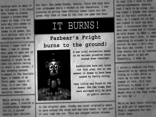 Все о сюжете Five Nights at Freddy's 4: факты, теории и пасхалки - изображение 6 Все о сюжете Five Nights at Freddy's 4: факты, теории и пасхалки - фото 6