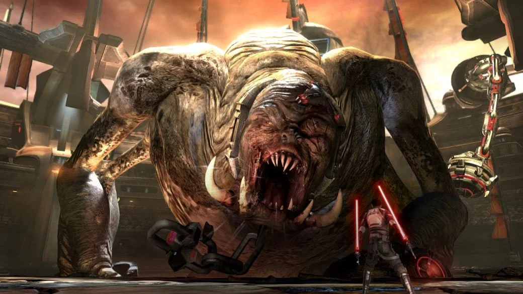 Gorog – монстр невероятных размеров, с которым клон Старкиллера сражается на гладиаторской арене Тарко-се в Star Wars: The Force Unleashed 2.