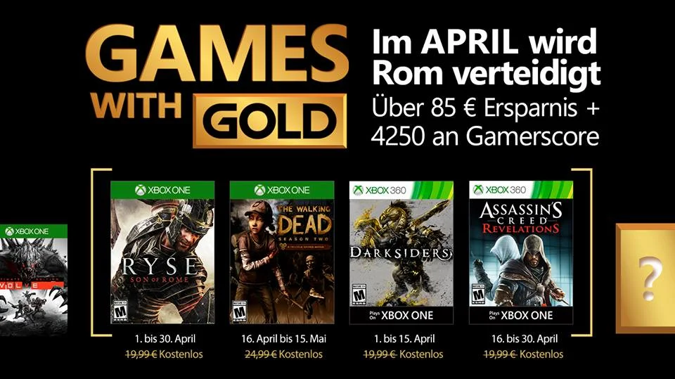 Апрельский набор Xbox Games with Gold довольно хорош - фото 1