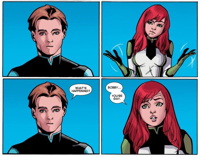 Как Marvel сменили сексуальную ориентацию Бобби «Айсбергу» Дрейку - фото 3
