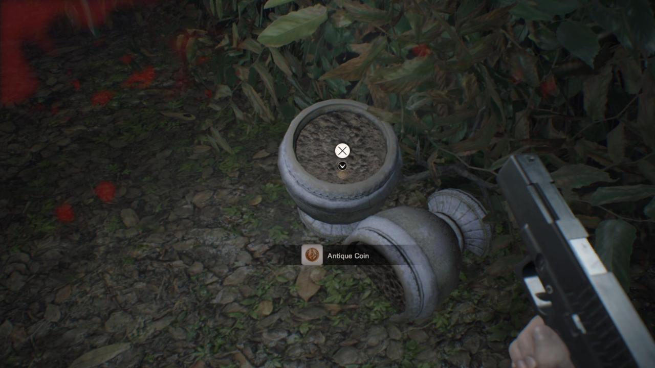 Сад, справа от лестницы главного входа