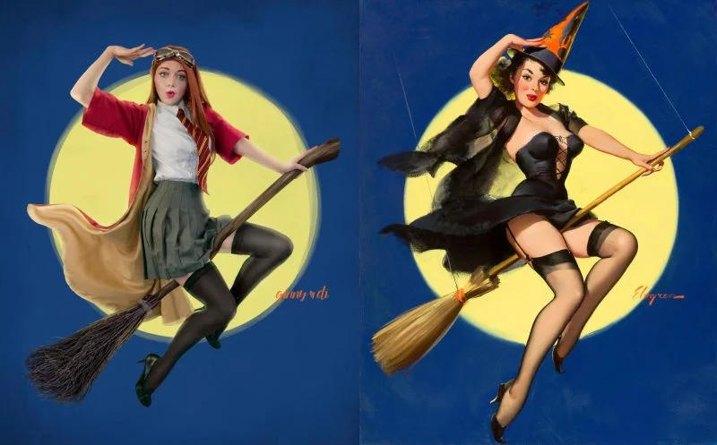 Косплей дня: персонажи «Гарри Поттера» в стиле Pin Up - изображение 4
Косплей дня: персонажи «Гарри Поттера» в стиле Pin Up - фото 4