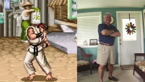 Чей-то папа изобразил всех персонажей Street Fighter 2 - фото 1