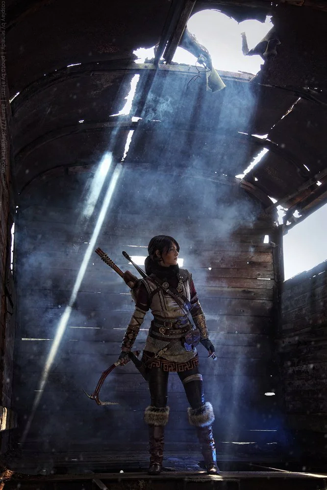 Косплей дня: мерзнущая в горах Лара Крофт из Rise of The Tomb Raider - фото 1