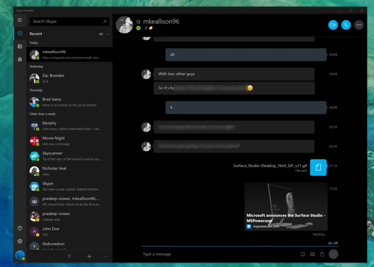 В Skype Preview появился синхронный перевод голосовых звонков - фото 1