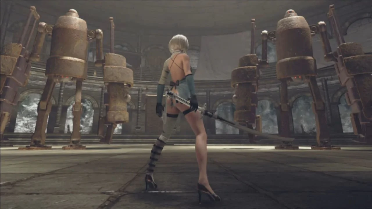 В первом DLC главную героиню Nier: Automata разденут еще больше - фото 2