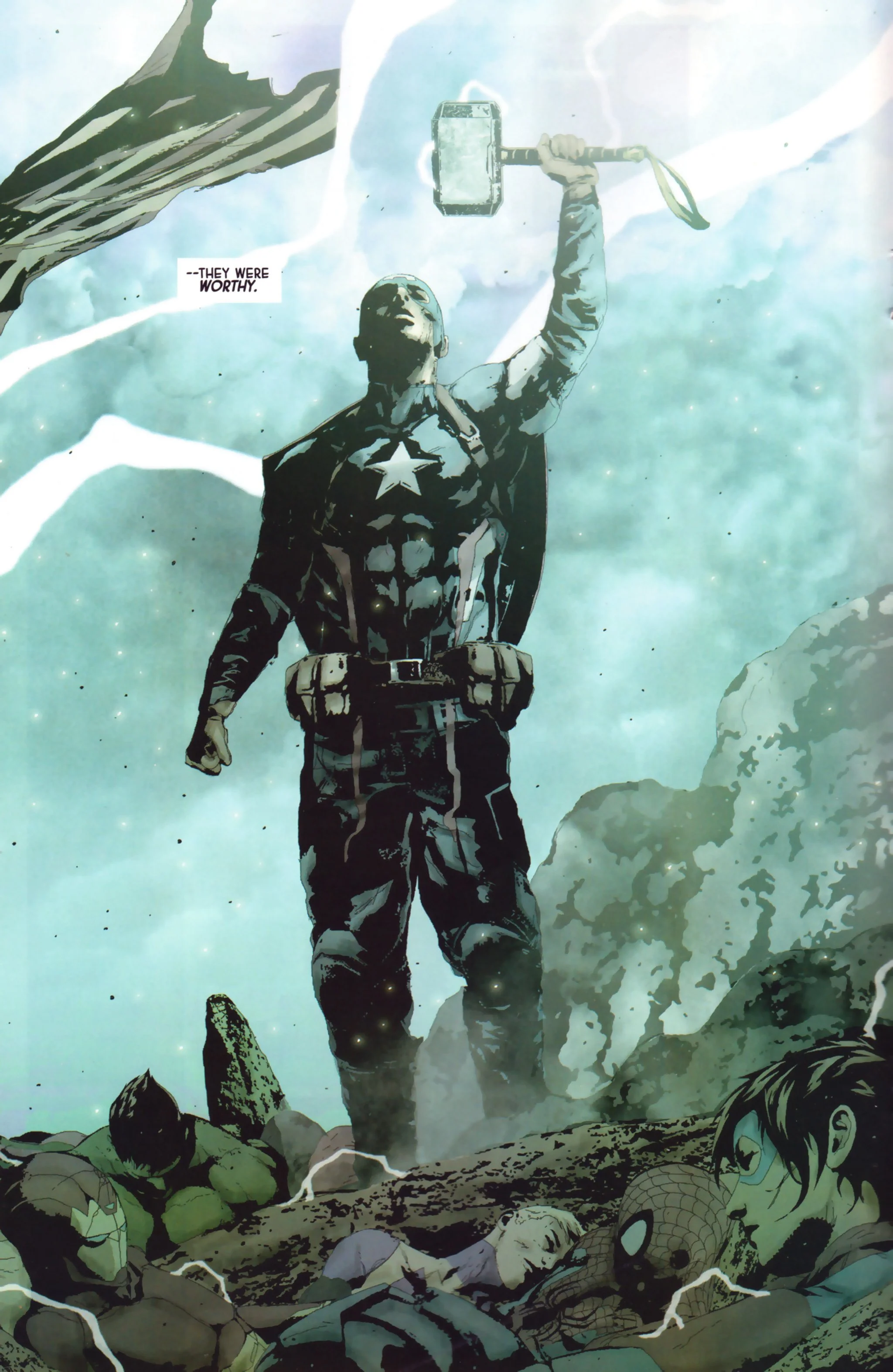 Как Капитан Америка-лидер Гидры смог поднять молот Тора? - фото 1