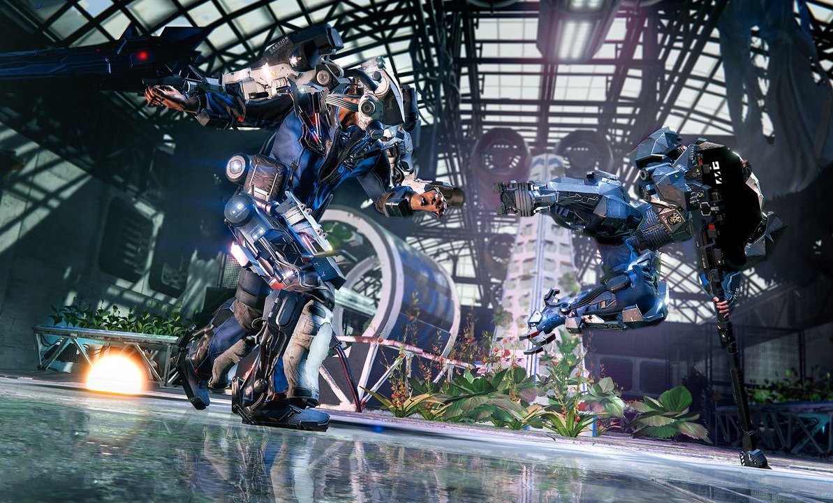 ### Атаковать в The Surge (2017) можно горизонтальными и вертикальными ударами, направление атак можно смешивать, создавая комбинации. Всего в игре пять типов оружия – комбо, удары и скорость атаки у каждого свои, различаются они сильно – тут как в Nioh. Схватки стали гораздо быстрее, чем в Lords of the Fallen, с некоторыми типами оружия они по темпу обгоняют даже Dark Souls. Удары ощущаются отлично, фреймы неуязвимости при уворотах читаются без проблем.