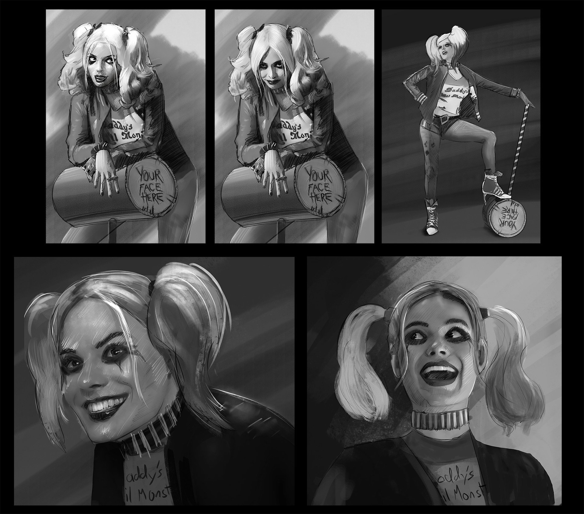 Как могли выглядеть Харли Квинн, Джокер и Дэдшот в «Отряде Самоубийц»? - фото 1