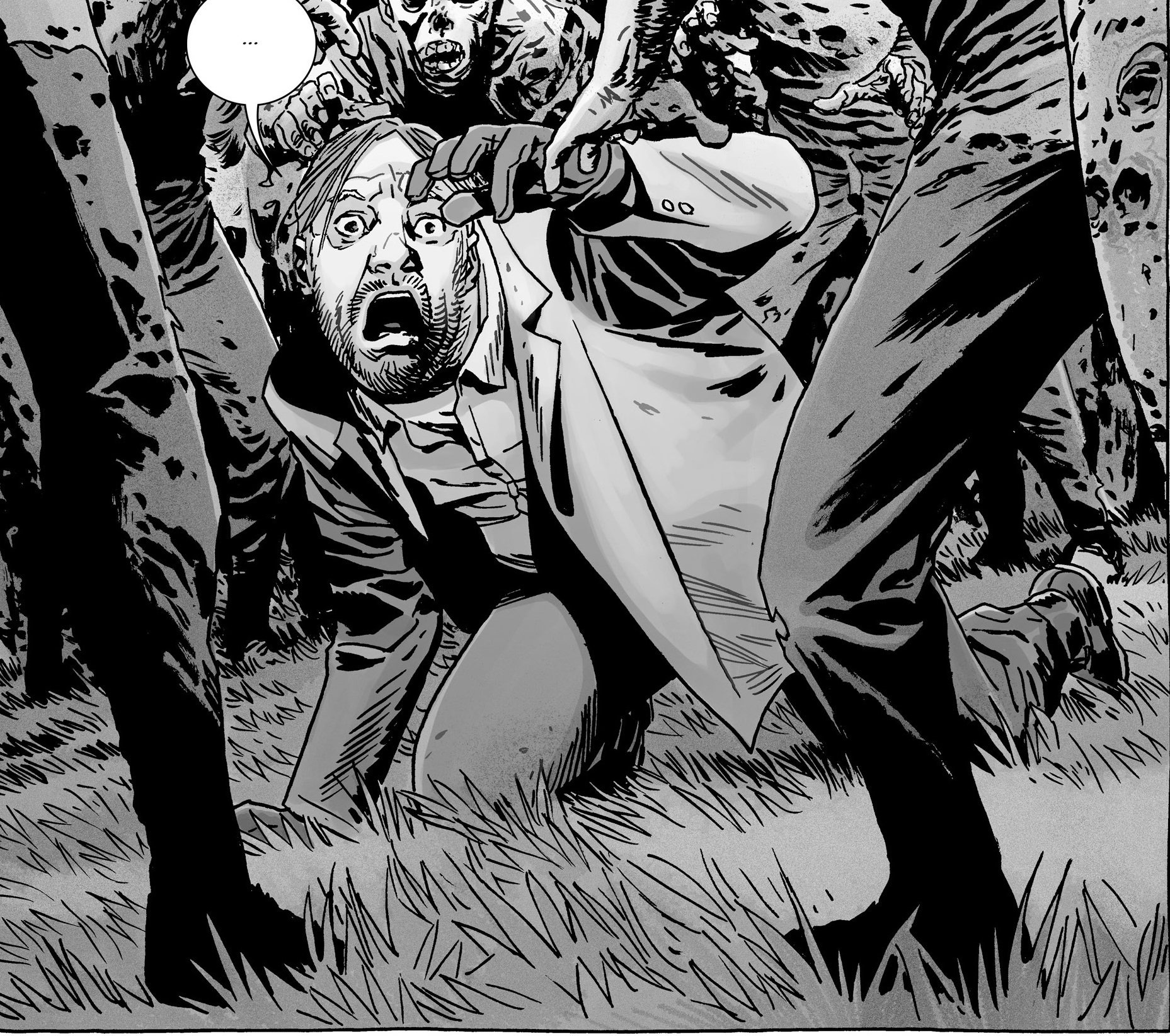 Одного из главных героев «Ходячих мертвецов» укусили в новом номере - фото 4