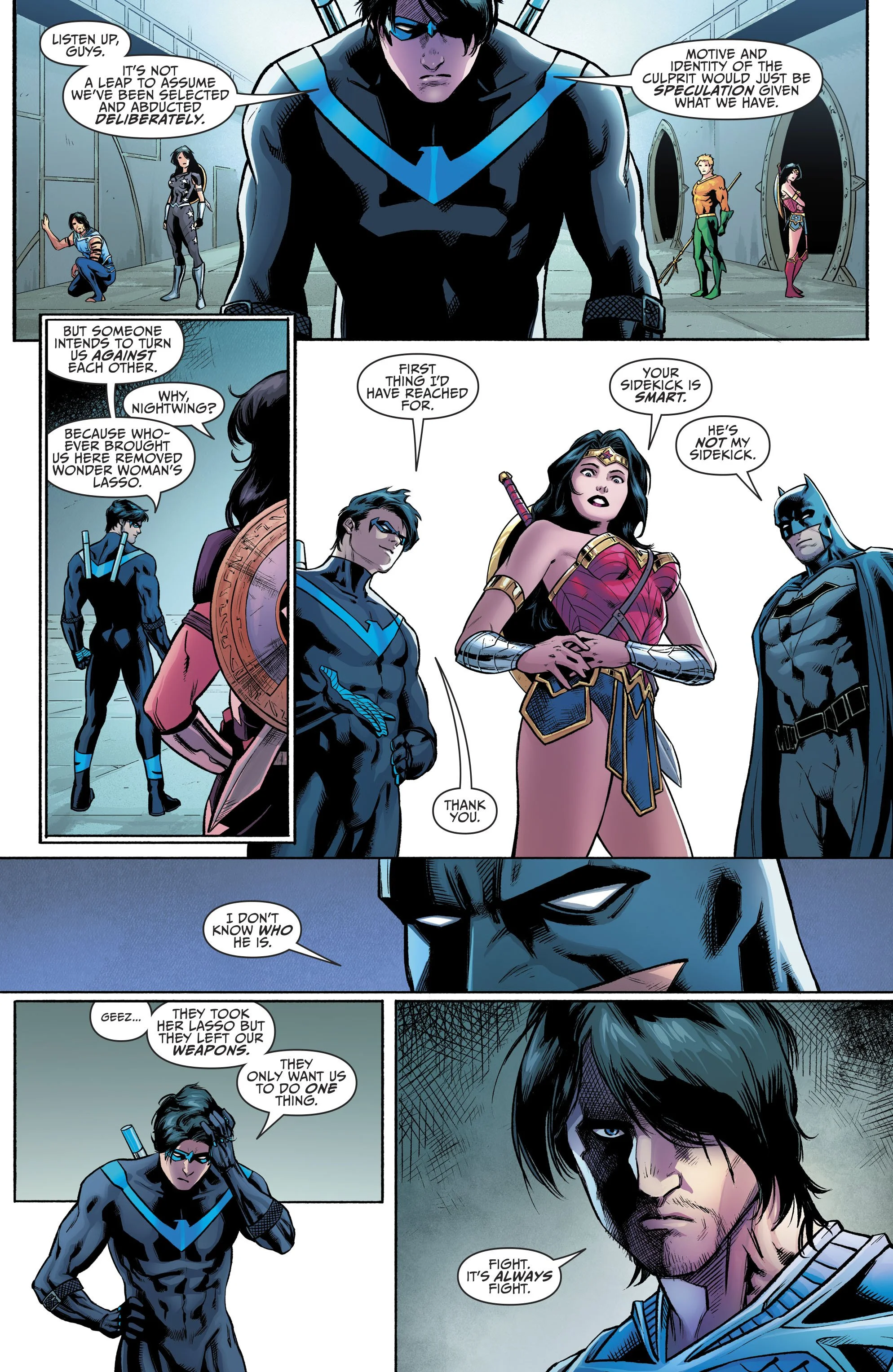 Бэтмен, Аквамен, Флэш и Чудо-женщина встретились со своими протеже - фото 3