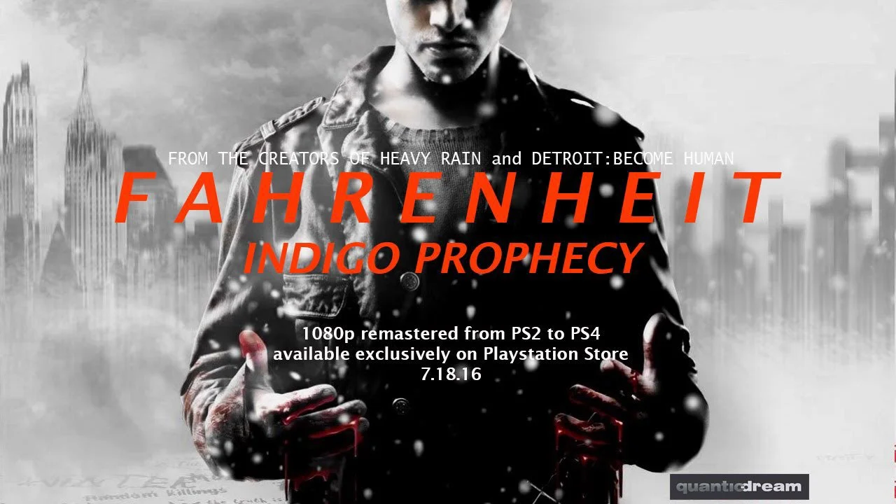 Переиздание Fahrenheit выйдет на PS4 - фото 1