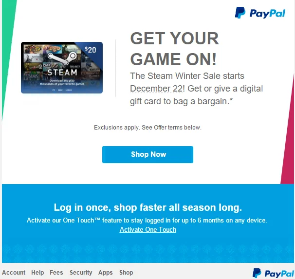 PayPal разгласил дату старта зимней распродажи в Steam - фото 2