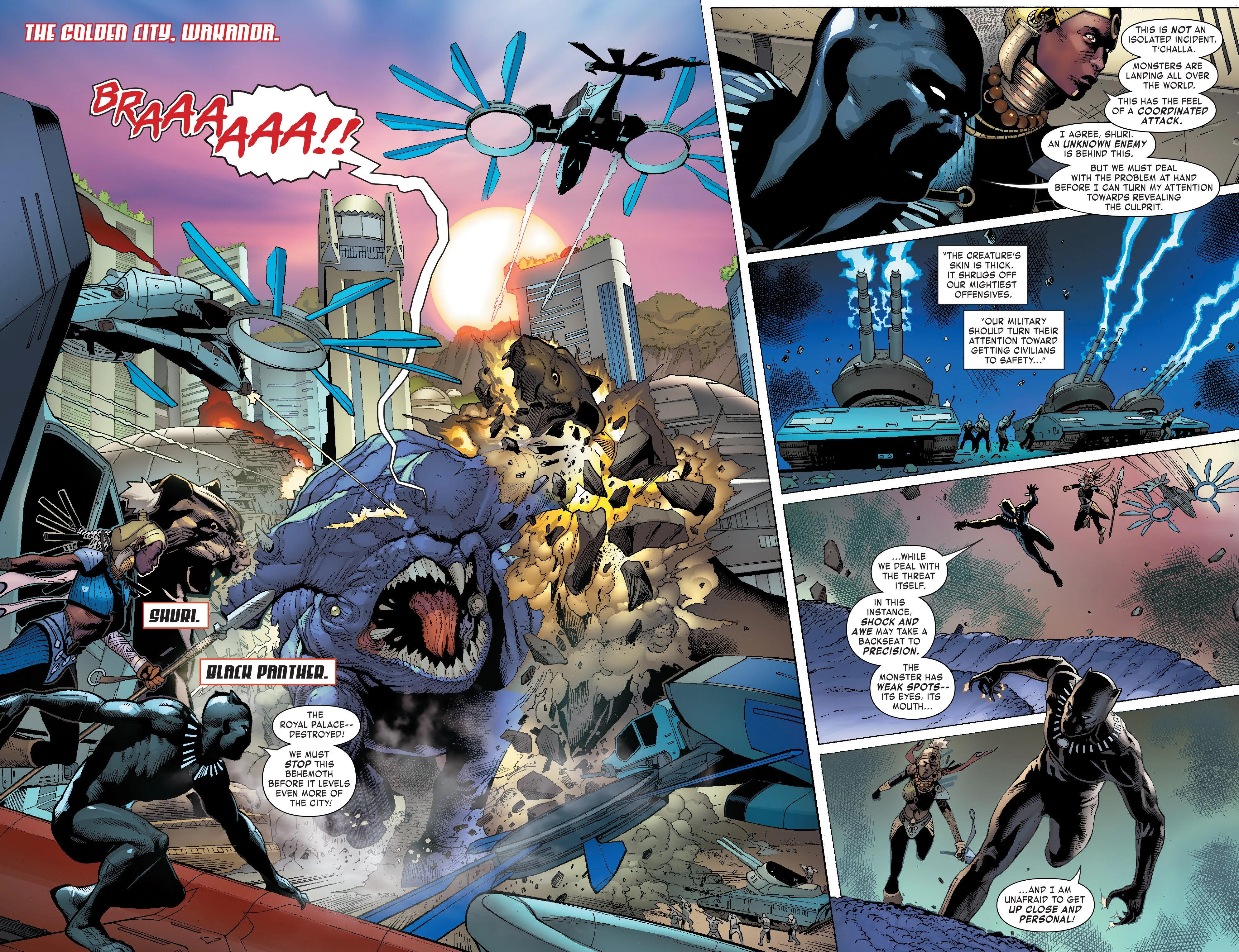 Гигантские монстры наводнили Землю в первом номере Monsters Unleashed - фото 6