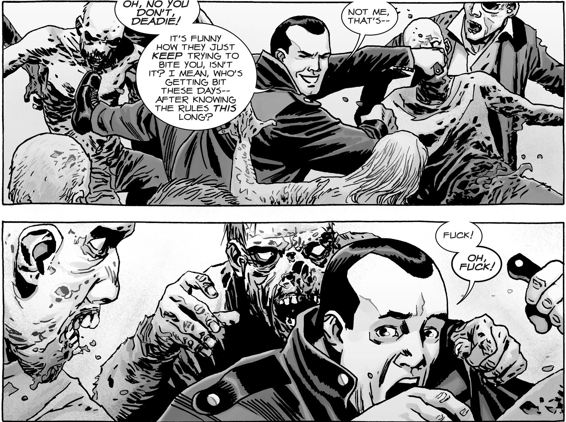 Одного из главных героев «Ходячих мертвецов» укусили в новом номере - фото 7