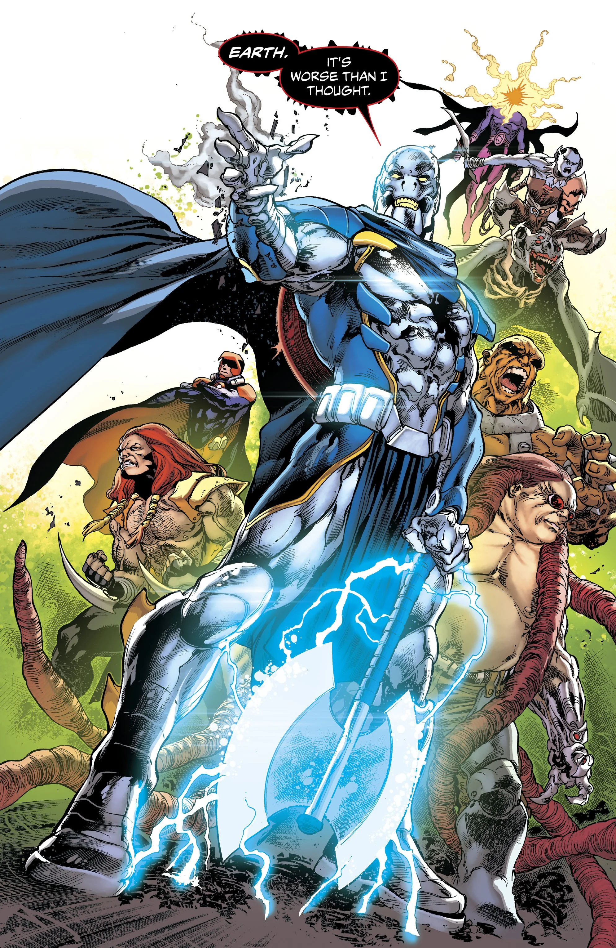 Бэтмен и его Лига Справедливости против захватчиков из другого мира - фото 1