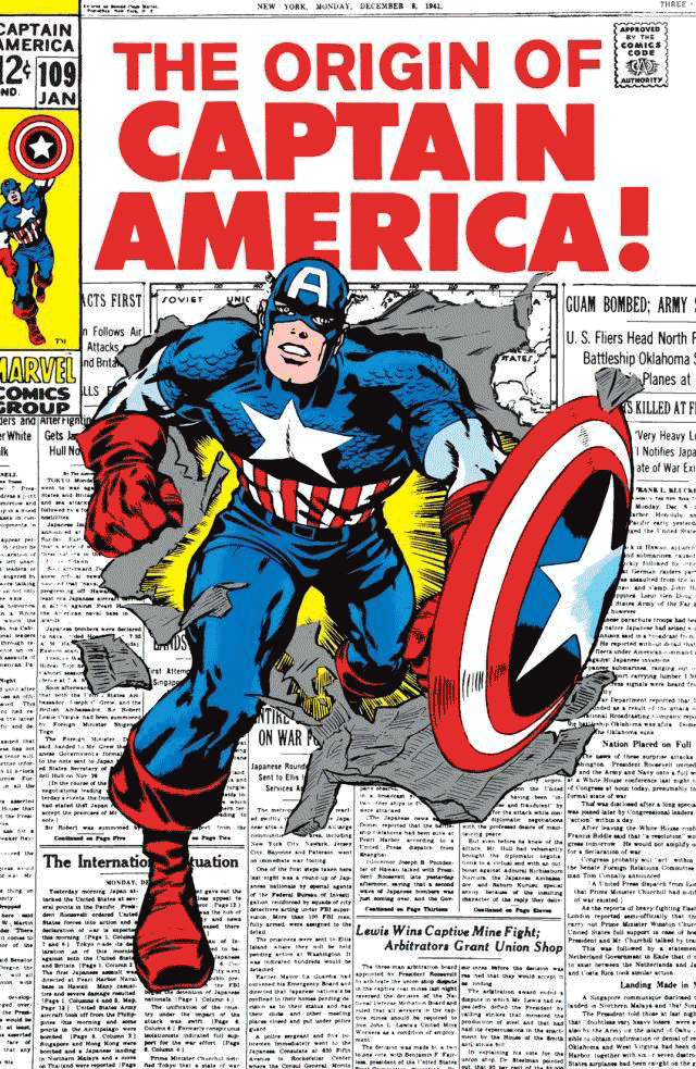 Complete Marvel Captain America Comics Dvd Part 1