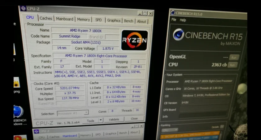 Топовый AMD Ryzen 7 разогнался до 5.2 Ггц и установил мировой рекорд - фото 2