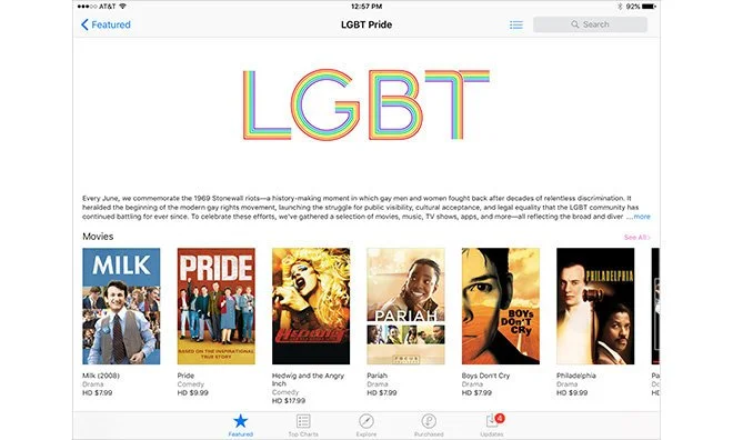 Apple создала в iTunes раздел с ЛГБТ-контентом - фото 1