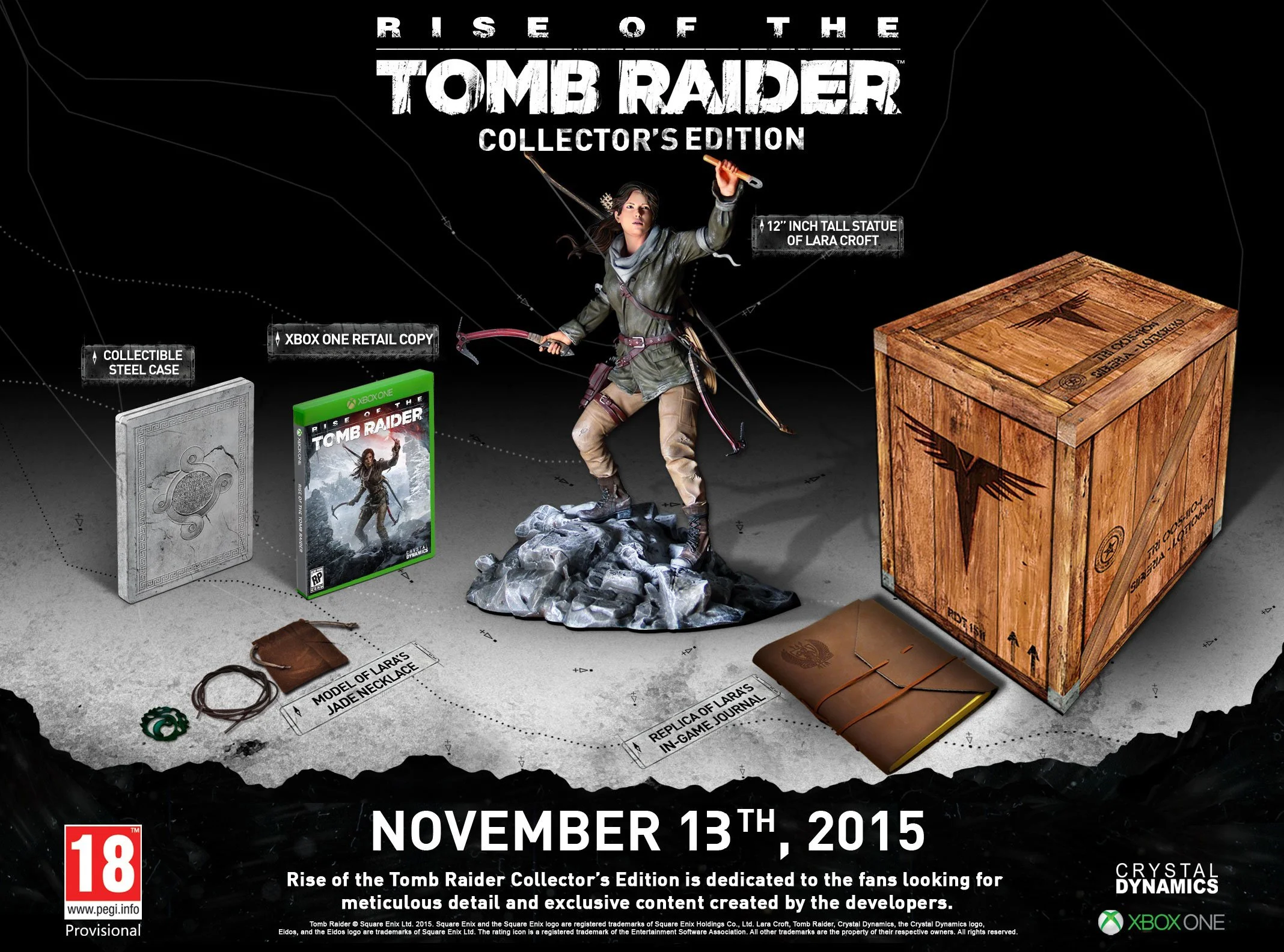 ​Коллекционное издание Rise of the Tomb Raider стоит $150 - фото 1
