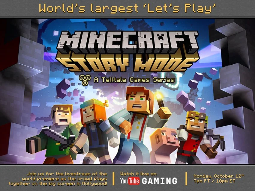 Telltale отметит выход Minecraft: Story Mode﻿ грандиозным летс-плеем - фото 1