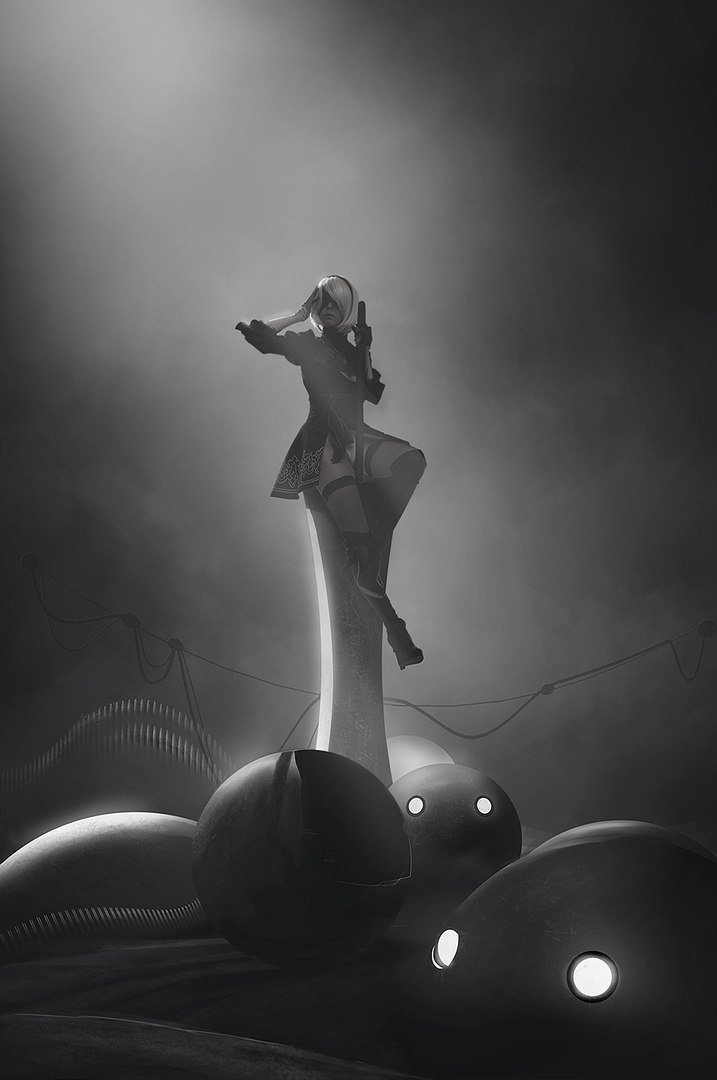 Косплей дня: андроид 2B из NieR: Automata - фото 7